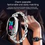 Smart Watches for Women Luxury Diamond Bracelet Heart Rate Pedometer Wristwatch Calorie Counter Blood Pressure Sport Watch Fitness Tracker