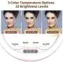 Zecti 10 inch Ring Light with Stand and Phone Holder, LED Selfie Light Ring with Dimmable 3 Color Modes and 10 Brightness for Live Stream Makeup Photography Compatible with iPhone Xs Android-Pink Zecti 10 inch Ring Light with Stand and Phone Holder, LED Selfie Light Ring with Dimmable 3 Color Modes and 10 Brightness for Live Stream Makeup Photography Compatible with iPhone Xs Android-Pink