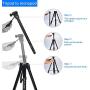 BAALAND Camera Tripod 20-70 Inch Lightweight Aluminum Compact Travel Tripod for Nikon Canon DSLR Video Camera 11LBS MAX Load with Bag