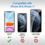 JETech Screen Protector for Apple iPhone 11 and iPhone XR, 6.1-Inch, Tempered Glass Film, 3-Pack