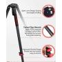 IFOOTAGE Tripod, 61” Carbon Fiber Video Camera Tripod with Quick Fastbowl, Max Load 19.8 lbs, Compatible with Canon, Nikon, Sony DSLR Camcorders