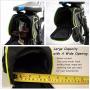 Ryhpez Bike Saddle Bag, Bicycle Bag Back Seat Pouch Mountain Bike Pocket Pack Waterproof Strap-on Seat Bag for Outdoor Night Safety Ride, Convenient with Reflective Stripes - Green