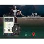 F6 Bluetooth Smart Watch IP68 Waterproof Sport Tracker Watch Outdoor Style Touchscreen with Pedometer, Message Push, Sleep Monitor, Heart Rate, Alarm Clock and Stopwatch (Black + Black)