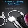 Headphone Dongle Adapter for iPhone SE/Xs Max/XR/ 8/10(X) / 7/7 Plus/11/11 Pro,Splitter Adaptor to 3.5mm Jack Earphone Converter Charge Accessories, Cables & Audio Adaptor Connector Support All iOS Headphone Dongle Adapter for iPhone SE/Xs Max/XR/ 8/10(X) / 7/7 Plus/11/11 Pro,Splitter Adaptor to 3.5mm Jack Earphone Converter Charge Accessories, Cables & Audio Adaptor Connector Support All iOS