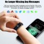 LICEYOO Fitness Tracker HR Heart Rate Measuring Monitor Activity Tracker Sleep Monitor Step Counter Calorie Counter Pedometer Sports Wristband Watch Link Smart Phone GPS IP68 Waterproof for Men Women