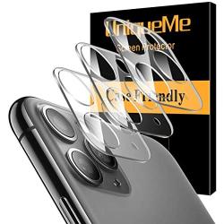 [ 3 Pack] UniqueMe Camera Lens Protector for iPhone 11 Pro/Apple iPhone 11 Pro Max Tempered Glass [New Version] Add Cameras Flash Circle