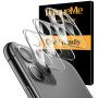 [ 3 Pack] UniqueMe Camera Lens Protector for iPhone 11 Pro/Apple iPhone 11 Pro Max Tempered Glass [New Version] Add Cameras Flash Circle