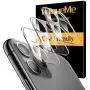 [ 3 Pack] UniqueMe Camera Lens Protector for iPhone 11 Pro/Apple iPhone 11 Pro Max Tempered Glass [New Version] Add Cameras Flash Circle
