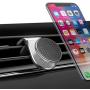 Magnetic Car Phone Holder Vent Clip,KL-Pro Upgraded L Type Adjustable Air Vent Phone Mount for Car,Magnet 360° Rotation GPS Holder for iPhone 11 Pro Max XR XS X Samsung Galaxy Note 10 S9 S8-Silver