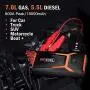 TACKLIFE T8 800A Peak 18000mAh Car Jump Starter (up to 7.0L Gas, 5.5L Diesel Engine) with LCD Screen, USB Quick Charge, 12V Auto Battery Booster, Portable Power Pack with Built-in LED Light TACKLIFE T8 800A Peak 18000mAh Car Jump Starter (up to 7.0L Gas, 5.5L Diesel Engine) with LCD Screen, USB Quick Charge, 12V Auto Battery Booster, Portable Power Pack with Built-in LED Light
