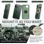 Magnetic Phone Car Mount- FlePow Universal 360° Rotation Magnetic Dashboard Cell Phone Holder for Car Compatible with Iphone 11 Pro Max Xr Xs 8 7 6S Se Galaxy Note 10 Plus S10+ 9 8 7 5G All Smartphone