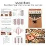 JDR kalimba 17 Keys Thumb Piano,Portable Mbira Finger Piano Gifts with EVA Waterproof Hard Protective Case,Tuning Hammer and Study Instruction JDR kalimba 17 Keys Thumb Piano,Portable Mbira Finger Piano Gifts with EVA Waterproof Hard Protective Case,Tuning Hammer and Study Instruction