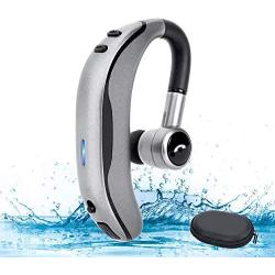 Bluetooth Headset,Hands-Free Wireless Business Bluetooth Earpiece with Noise Reduction Mic for Cell Phones-Compatible with iPhone and Android,Work for Office/Workout/Driving