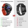 Smart Watch for Android and iOS Phone, Fitnees Tracker with 1.3" Full Touch Screen Pedometer Heart Rate Sleep Monitor Tracker IP68 Waterproof Watch for Men Women