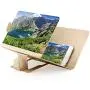 OCT17 Phone Screen Magnifier Cellphone Projector Enlarged Amplifier Mobile Bracket Holder 3D HD Movie Video Stand Compatible with All Smartphone (Gold) OCT17 Phone Screen Magnifier Cellphone Projector Enlarged Amplifier Mobile Bracket Holder 3D HD Movie Video Stand Compatible with All Smartphone (Gold)