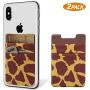 SHANSHUI Phone Wallet, 2 Pack Adhesive Credit Card Holder Phone Pocket Compatible with iPhone, Samsung, Most Android Smart Phones - Deer