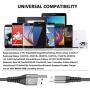 Micro USB Cable, 10FT Android Charger Cable Yosou Charging Cord 3Pack Extra Long Charging Cables Nylon Charger Cord for Samsung Galaxy S7 S6 S5 J7 J7V J5 J3 J3V Note 5, LG K40, Moto G5, PS4, Tablet