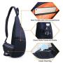 NEVO RHINO Sling Bag Waterproof Large Shoulder Chest Laptop Bagpack Men Women Riding/Running/Travel Hiking Daypack Crossbody