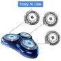SH30 Replacement Heads for Philips Electric Shaver, SH30 Blades for Philips Series 1000, 2000, 3000 Click and Style with Sharp Blade, Easy Cut & Replace, 3 - Pack ( Non- Original Heads ) SH30 Replacement Heads for Philips Electric Shaver, SH30 Blades for Philips Series 1000, 2000, 3000 Click and Style with Sharp Blade, Easy Cut & Replace, 3 - Pack ( Non- Original Heads )
