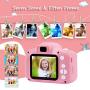 Digital Camera for Kids,ASIUR 1080P FHD Kid Digital Video Camera Children Camera with 16GB SD Card for 3-10 Years Girls