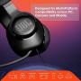 JBL Quantum 100 - Wired Over-Ear Gaming Headphones - Blue