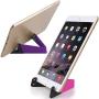SourceTon 8 PCS Universal Pocket-Sized Colorful Portable Foldable V Model Mobile Phone Holder, Desktop Stand Mount Holder Cradle Compatible with iPads,Tablets,E-Readers,Cellphones, Kindles, Pack of 8