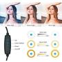 MOUNTDOG 10’’ Selfie Ring Light with Tripod Stand and Phone Holder, Led Ring Light with Wireless Remote 3 Modes & 10 Brightness for Makeup Beauty,YouTube Video, Live Streaming, Portrait Shooting