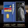 FYY Case for Samsung Galaxy Note 20 Ultra 6.9", Luxury [Cowhide Genuine Leather][RFID Blocking] Wallet Case, Flip Folio Case with Kickstand Function and Card Slots for Galaxy Note 20 Ultra 6.9" Navy