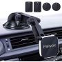 Magnetic Phone Car Mount, Panvox Universal Dashboard Windshield Car Phone Mount Holder with Upgraded 3.2" Suction Cup,8 Strong Magnets Compatible with iPhone 11 Pro X XS Max XR Galaxy Note10 S10