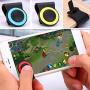 Dyllutrwhe Gaming Controller Universal Anti-Slip Rotate Mobile Phone Game Controller Clip on Rocker Joysticks - Red 1