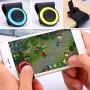 Dyllutrwhe Gaming Controller Universal Anti-Slip Rotate Mobile Phone Game Controller Clip on Rocker Joysticks - Red 1 Dyllutrwhe Gaming Controller Universal Anti-Slip Rotate Mobile Phone Game Controller Clip on Rocker Joysticks - Red 1
