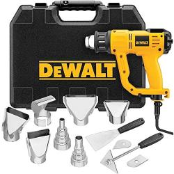 DEWALT Heat Gun with LCD Display & Hard Case/Accessory Kit (D26960K),Yellow