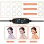 SXIYA LED Ring Light,10.2" Selfie Ring Light with Tripod Stand and Smart Phone Holder Compatible with iPhone Android for Makeup YouTube Videos Photography Adjustable Durable
