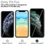 [4 Pack] Tauri 2 Pack Privacy Screen protector + 2 Pack camera lens Protector for iPhone 11 Pro Max 6.5-inch, Bubble Free [Tempered Glass] [Scratch-resistant]