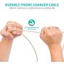 iPhone Charger,Hiway Nylon Braided Lightning Cable USB 3PACK 6FT Fast Charging High Speed Data Sync Cord Compatible with iPhone 8/8 Plus/7/7 Plus/6/6s/6 plus/6s Plus/ 5s/5c,iPad, iPod and More