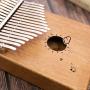 Kalimba 17 Keys Thumb Finger Piano - Mbira - Solid Mahogany and Portable with Carrying Bag and Instructions