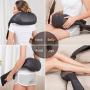 Snailax Shiatsu Neck and Shoulder Massager - Back Massager with Heat, Deep Kneading Electric massage pillow for Neck, Back, Shoulder,Foot Body Pain Relief
