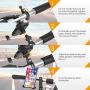 JHVW Bike Phone Mount,360°Rotation Bicycle & Motorcycle Handlebar Phone Holder for iPhone Android GPS Other Devices Between 4 to 7 inches