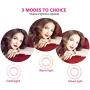 Selfie Ring Light with Cell Phone Holder Stand for Live Stream/Makeup, UBeesize LED Camera Beauty Light [3-Light Mode] [10-Level Brightness] with Flexible Long Arms, Compatible iPhone Android Phone