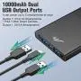 10000mAh Cell Phone External Battery Pack, Portable Phone Charger Power Bank 5V 3.1A Fast Charging Travel Mobile Phone Charger Compatible with iPhone 6/6s/7/8/X/XS/XR/11/iPad and More 10000mAh Cell Phone External Battery Pack, Portable Phone Charger Power Bank 5V 3.1A Fast Charging Travel Mobile Phone Charger Compatible with iPhone 6/6s/7/8/X/XS/XR/11/iPad and More