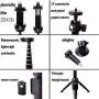 Yunteng Portable 40 Inch Universal Selfie Stick, Selfie Stick Tripod with Wireless Remote, Extendable Mini Aluminum Alloy Handheld Monopod Phone Tripod Compatible with iPhone Samsung DSLR GoPro Yunteng Portable 40 Inch Universal Selfie Stick, Selfie Stick Tripod with Wireless Remote, Extendable Mini Aluminum Alloy Handheld Monopod Phone Tripod Compatible with iPhone Samsung DSLR GoPro