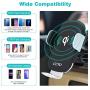 Wireless Car Charger, 10W Auto-Clamping Qi Fast Charging Car Mount Dashboard Air Vent Phone Holder for iPhone SE/11/11 Pro/11 Pro Max/XS Max/Xs MAX/XS/XR/X/8/8+, Samsung S10/S10+/S9/S9+/S8/S8+