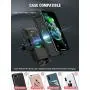 Mpow Wireless Car Charger Mount, 2-in-1 Car Mount with Dual Vent Clips, 10W/7.5W Qi Fast Charging Phone Holder for Air Vent and CD Slot, Compatible iPhone 11/11 Pro/11 Pro Max/Xs Max/XS/XR and More