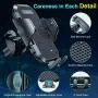 VANMASS Car Phone Mount,360°Rotation Universal Smartphone Car Air Vent Holder Cradle Hands Free Compatible with iPhone 11/11 Pro/11 Pro Max/8 Plus/8/X/XR/XS/SE Samsung Galaxy S20/S10/S9/S8/Note 10 VANMASS Car Phone Mount,360°Rotation Universal Smartphone Car Air Vent Holder Cradle Hands Free Compatible with iPhone 11/11 Pro/11 Pro Max/8 Plus/8/X/XR/XS/SE Samsung Galaxy S20/S10/S9/S8/Note 10