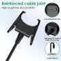 NANW Charger Cable Compatible with Fitbit Charge 4, 2-Pack 3.3Ft USB Charging Cable Cord Clip Dock Accessories Adapter for Charge 4 Smartwatch NANW Charger Cable Compatible with Fitbit Charge 4, 2-Pack 3.3Ft USB Charging Cable Cord Clip Dock Accessories Adapter for Charge 4 Smartwatch