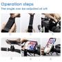 HOPENE Bike Phone Mount, Detachable Bicycle Motorcycle Phone Mount Silicone Cell Phone Bike Holder Handlebar Cradle for iPhone 11 Pro Max SE/X/XS MAX/XR/8/8 Plus, Samsung S20 S10/S10e