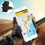 Enrilior Black 360° Rotating Mobile Phone Bracket Anti-Skid Cellphone Navigation Holder for Bicycle Motorcycle Electric Bike