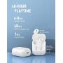 Ture Wireless Earbuds, Bluetooth Earbuds with Microphone, IPX7 Waterproof, CVC8.0 Noise Cancelling, Stereo Sound, USB C, 40H Playtime with Mini Charging Case, for iOS/Android (White)