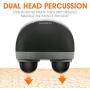 Hangsun Handheld Neck Back Massager MG400 Deep Tissue Percussion Massage for Shoulder, Leg, Foot, Muscles, Electric Double Head Full Body Massagers