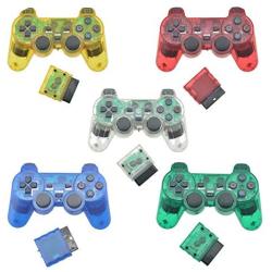 Tv Game Controller, Wireless Controller Gamepad for PS2 Game Console Bluetooth Control Games Joystick Gamepad for Playstation 2